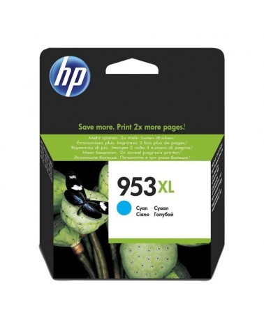 Cartucho de tinta original hp nº953 xl alta capacidad/ cian