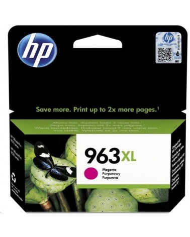 Cartucho de tinta original hp nº963 xl alta capacidad/ magenta