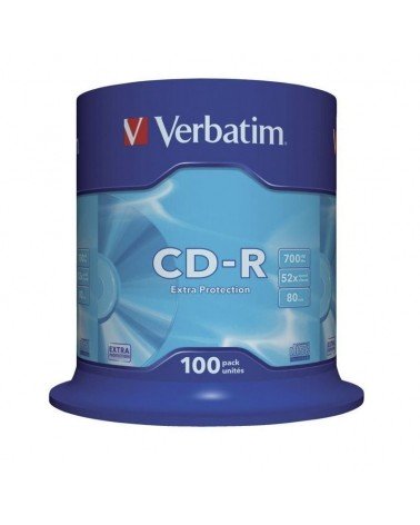 Cd-r verbatim datalife 52x/ tarrina-100uds