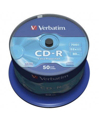 Cd-r verbatim datalife 52x/ tarrina-50uds
