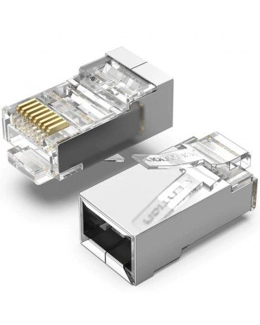 Conector rj45 idar0-100/ cat.5e ftp/ 100 uds