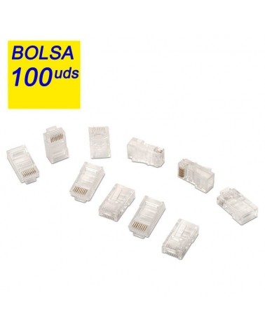 Conectores rj45 aisens a138-0292/ cat.5e/ 100 uds