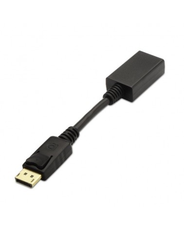 Conversor aisens a125-0134/ displayport macho - hdmi hembra/ 15cm/ negro