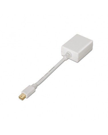 Conversor aisens a125-0136/ mini displayport macho - vga hembra/ 15cm/ blanco