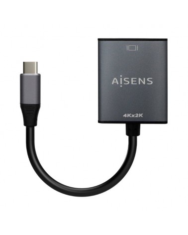 Conversor hdmi 4k 30hz aisens a109-0685/ hdmi hembra - usb tipo-c macho/ 15cm/ gris