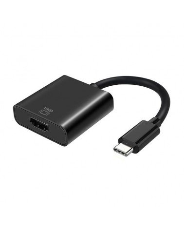 Conversor hdmi 4k 60hz aisens a109-0344/ hdmi hembra - usb tipo-c macho/ 15cm/ negro