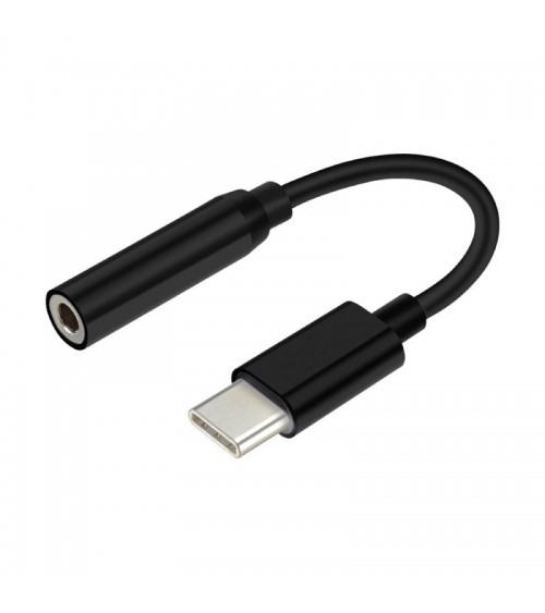 Conversor jack 384 khz aisens a109-0348/ usb tipo-c macho - jack 3.5 hembra