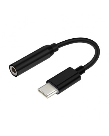 Conversor jack 384 khz aisens a109-0348/ usb tipo-c macho - jack 3.5 hembra