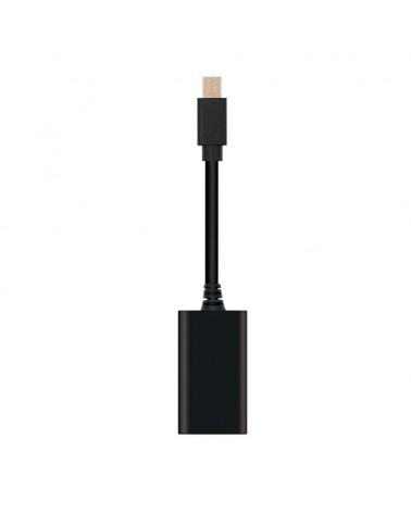 Conversor nanocable 10.16.0102/ mini displayport macho - hdmi hembra/ 15cm/ negro