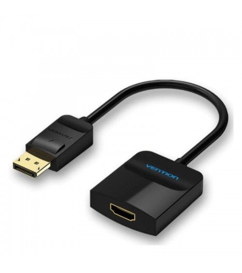 Conversor vention hbgbb/ displayport macho - hdmi hembra/ 15cm/ negro