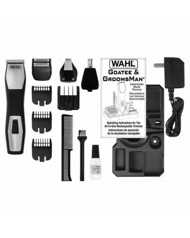 Cortabarbas wahl body groomer pro all in one/ con batería/ con cable/ 7 accesorios