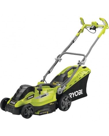 Cortacésped ryobi rlm15e36h/ 1500w/ corte ø36cm/ incluye recolector de hierba 45l y adaptador mulching