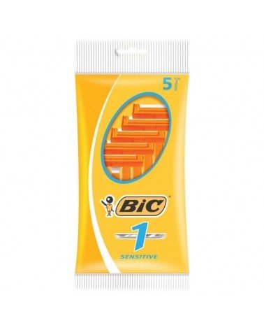 Cuchilla de afeitar bic 1 sensitive/ 5 uds