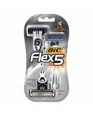 Cuchilla de afeitar bic flex 5/ 3 uds