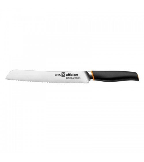Cuchillo de pan bra efficient a198007/ hoja 200m/ acero inoxidable