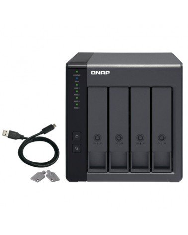 Das qnap tr-004/ 4 bahías 3.5'- 2.5'/ formato torre