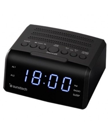Despertador sunstech frd35u/ radio fm