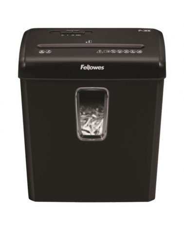 Destructora fellowes p-30c/ corte en partículas de 4 x 34mm/ negra