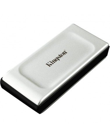 Disco externo ssd kingston sxs2000 2tb/ usb 3.2/ plata