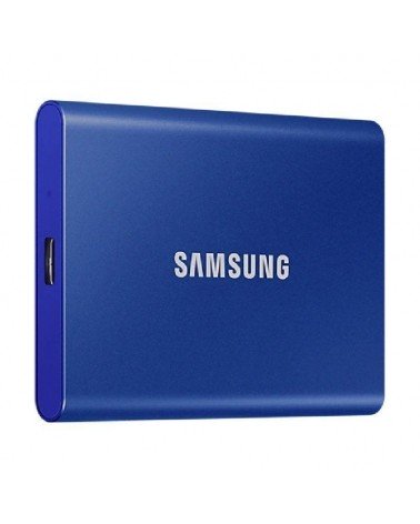 Disco externo ssd samsung portable t7 1tb/ usb 3.2/ azul