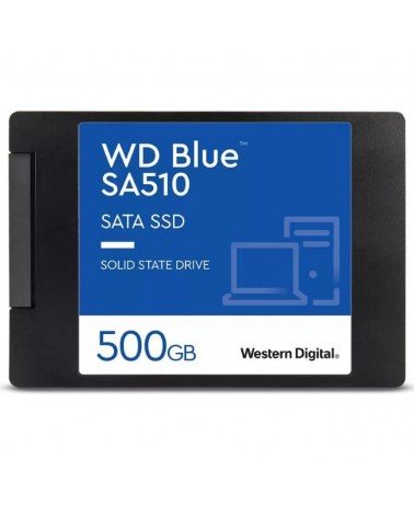 Disco ssd western digital wd blue sa510 500gb/ sata iii