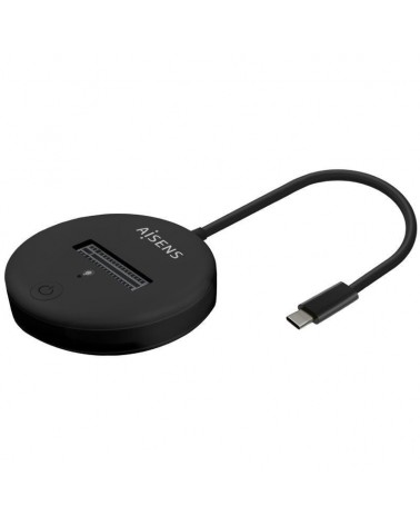 Dock usb tipo-c para ssd m2 sata/nvme ngff aisens asuc-m2d013-bk/ negro