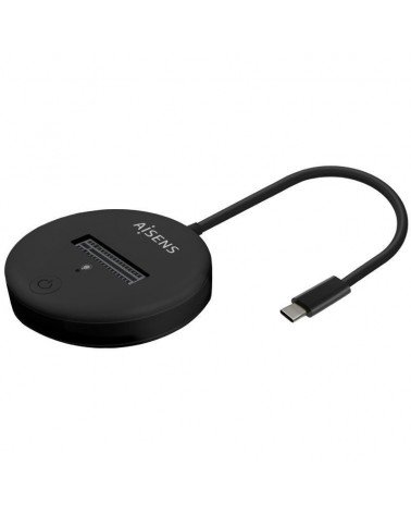 Dock usb tipo-c para ssd m2 sata/nvme ngff aisens asuc-m2d013-bk/ negro