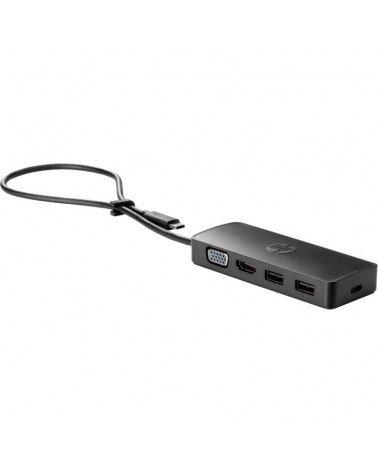 Docking usb 3.0 tipo-c hp usb-c travel g2/ 2xusb/ 1xhdmi/ 1xvga/ negro