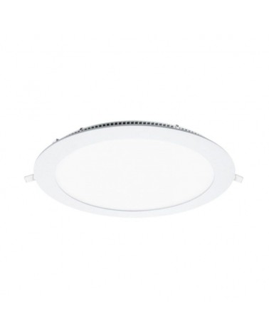 Downlight iglux ls-102118-cb v2/ circular/ ø225 x 19mm/ potencia 18w/ 1540 lúmenes/ 3000ºk/ blanco
