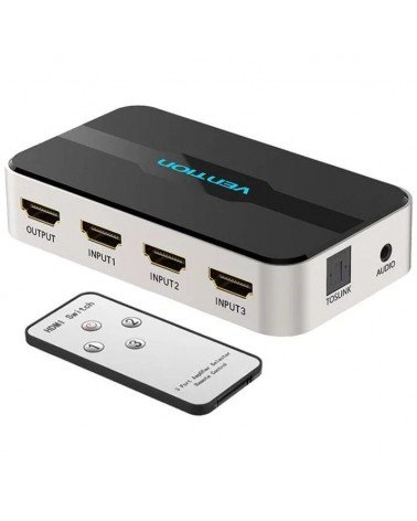 Duplicador hdmi vention afjh0/ 3xhdmi hembra - hdmi macho / 1xaudio