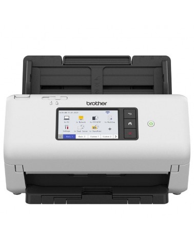 Escáner documental brother ads-4700w con alimentador de documentos adf/ doble cara