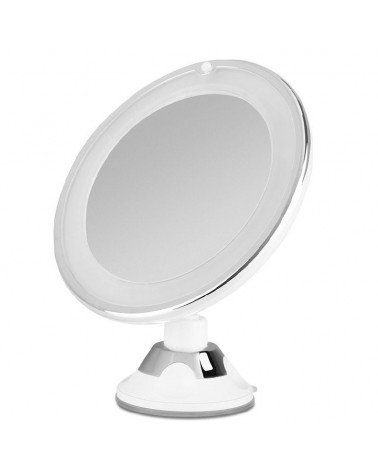 Espejo cosmético de pared con luz orbegozo esp 1010/ ø17cm