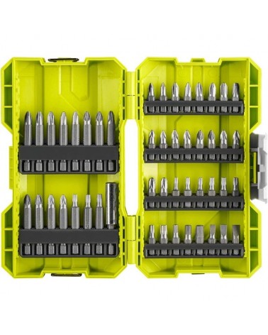 Estuche de 48 puntas para atornillar ryobi rak48ssd