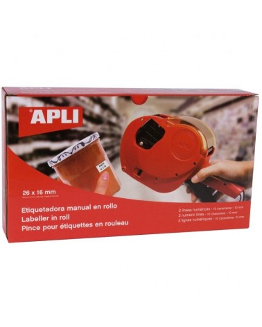 Etiquetadora apli 101419 para rollo de 26 x 16mm