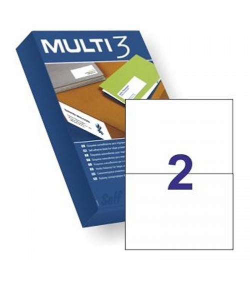 Etiquetas adhesivas apli multi3 10532/ 210 x 148mm/ 500 hojas