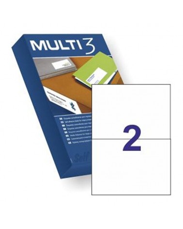 Etiquetas adhesivas apli multi3 10532/ 210 x 148mm/ 500 hojas