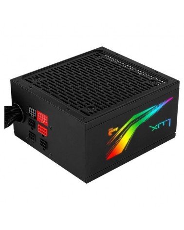Fuente de alimentación aerocool lux rgb 550m/ 550w/ ventilador 12cm/ 80 plus bronze