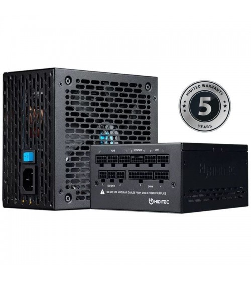 Fuente de alimentación hiditec gdx1050 v2/ 1050w/ ventilador 14cm/ atx 3.0/ pcie 5.0/ 80 plus gold