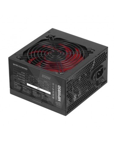 Fuente de alimentación mars gaming mpiii850/ 850w/ ventilador 12cm