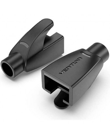 Funda protectora rj45 vention iodb0-100/ 100 uds/ negro