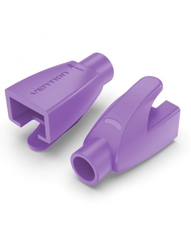 Funda protectora rj45 vention iodv0-100/ 100 uds/ morado