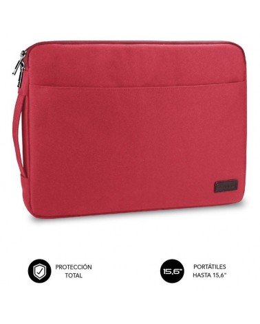 Funda subblim urban laptop sleeve para portátiles hasta 15.6'/ roja