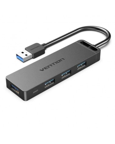 Hub usb 3.0 vention chlbf/ 4xusb/ microusb pd/ 1m