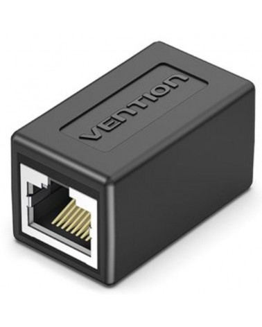 Adaptador conector rj45 vention ipvb0-5/ cat.6 ftp/ rj45 hembra - rj45 hembra/ 5 uds/ negro