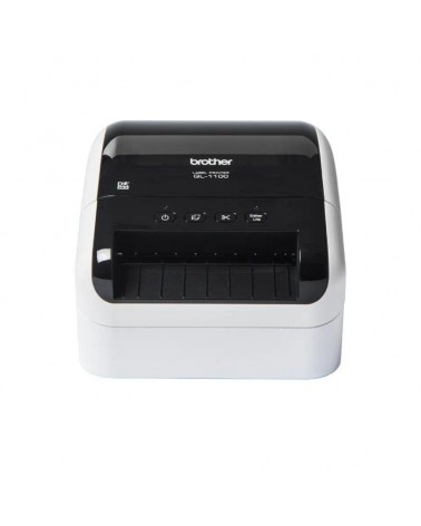 Impresora de etiquetas brother ql-1100c/ térmica/ ancho etiqueta 103mm/ usb/ blanca y negra