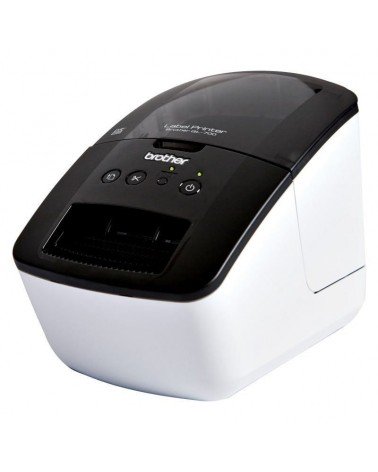 Impresora de etiquetas brother ql-700/ térmica/ ancho etiqueta 62mm/ usb/ blanca y negra