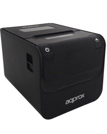 Impresora de tickets approx apppos80amuse/ térmica/ ancho papel 80mm/ usb-rs232-ethernet/ negra