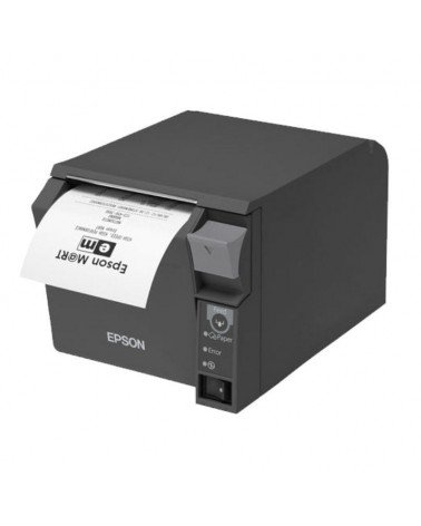 Impresora de tickets epson tm-t70ii/ térmica/ ancho papel 80mm/ usb-rs232/ negra