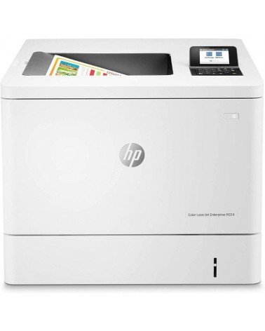 Impresora láser color hp laserjet enterprise m554dn dúplex/ blanca