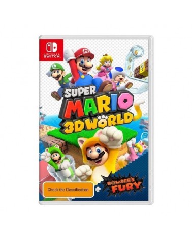 Juego para consola nintendo switch super mario 3d world + bowsers fury